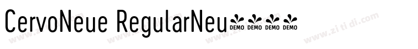 CervoNeue RegularNeu字体转换